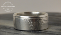 Polished 2024 Silver Eagle Ring