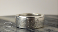 Polished 2024 Silver Eagle Ring